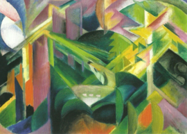 Ree in kloostertuin, Franz Marc