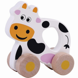Grijpauto rollende Koe ( 12x5x12 cm)