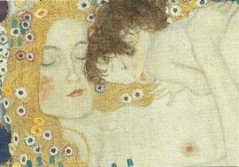 De drie levensfasen van de vrouw (detail), Gustav Klimt