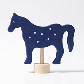 Steker paard blauw