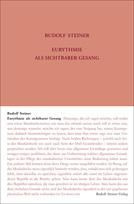 Eurythmie als sichtbarer Gesang GA 278 / Rudolf Steiner
