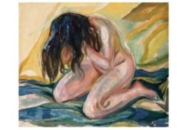 Huilend naakt, Edvard Munch
