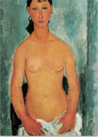 Staand naakt - Elvira, Amadeo Modigliani