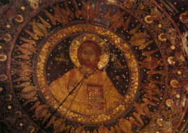 Christus, Byzantijns fresco 12e eeuw