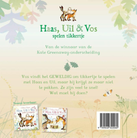 Haas, uil en vos spelen tikkertje / Catherine Rayner