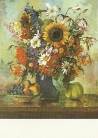 Herfstbloemen met vruchten, Otto Vaeltl