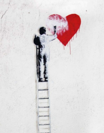 Blankbook Tushita, Follow your heart - Streetart