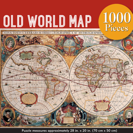 Puzzle Peter Pauper Old World Map