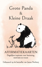Grote Panda & Kleine Draak Affirmatiekaarten