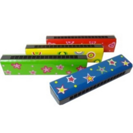 Mondharmonica blauw