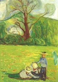 Voorjaarslandschap, Edvard Munch