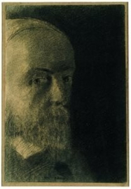 Zelfportret, Odilon Redon