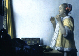 Vrouw met parelketting, Johannes Vermeer