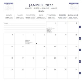 Wolves, 30x30cm maandkalender 2027