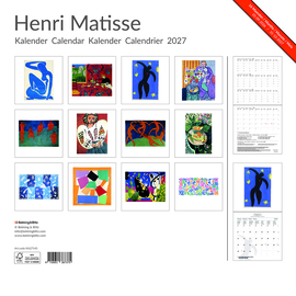 Henri Matisse 30x30cm maandkalender 2027