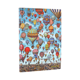 18 maands agenda Paperblanks July 2025-2026 Balloon Festival Midi