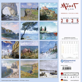 Monet by the sea, Kalender 2025