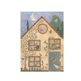 Twee puzzels in een, Huis van konijn ( 3+, Egmont)