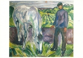 Man met paard, Edvard Munch