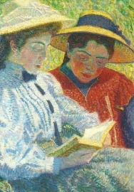 Lezende vrouwen, Leo Gestel