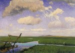 Zomerdag in de Hamme delta, Fritz Overbeck