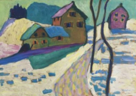Winterlandschap, Gabriele Münter