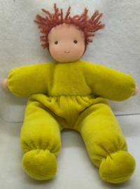 Sloddervosje velours okergeel (24 cm)