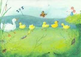 Alle eendjes zwemmen in het water, Mies van Hout