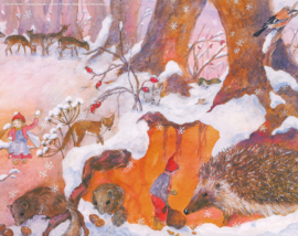 Dieren in de winter, Daniela Drescher DIN A4