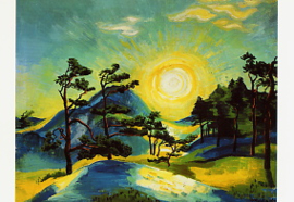 Opgaande zon, Max Pechstein