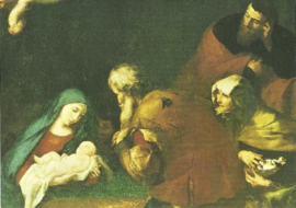 Aanbidding van de herders, Jusepe de Ribera