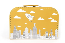 Koffertje Pellianni city bag mustard (20 x 30 x 20 cm)