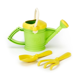 Green toys gieter met tuingereedschap