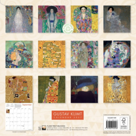 Gustav Klimt, 30x30cm maandkalender 2027