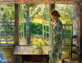 Het goudvis raam, Childe Frederick Hassam