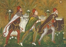 De heilige Drie Koningen, Mozaïek uit Ravenna