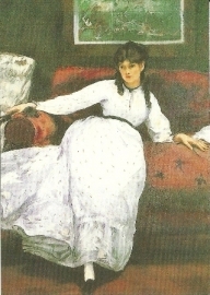 Portret van Berthe Morisot, Edouard Manet