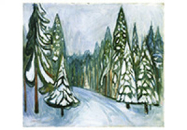 Nieuwe sneeuw, Edvard Munch
