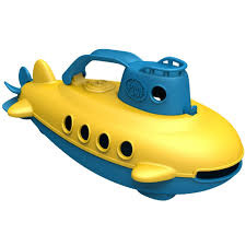 Green toys duikboot (geel/blauw)