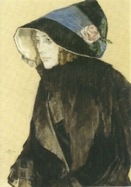 Portret van een jonge vrouw, Leo Gestel