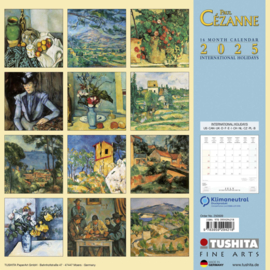 Paul Cézanne,  Kalender 2025