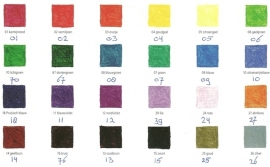 Kleurpotloden Stockmar drie-kantig per stuk, 24 kleuren