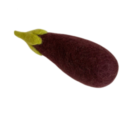 Aubergine van wolvilt