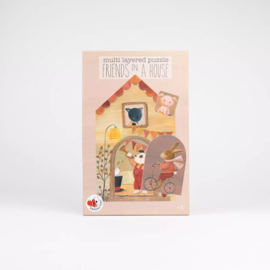 Meerlagen puzzel Vrienden ( 3+, Egmont)
