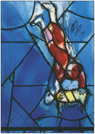 Engel met offerlam, Marc Chagall