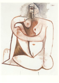 Gehurkte vrouw, Pablo Picasso