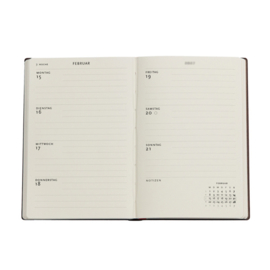 12 maands agenda Paperblanks 2027 Bindweed Fairy Mini Horizontal