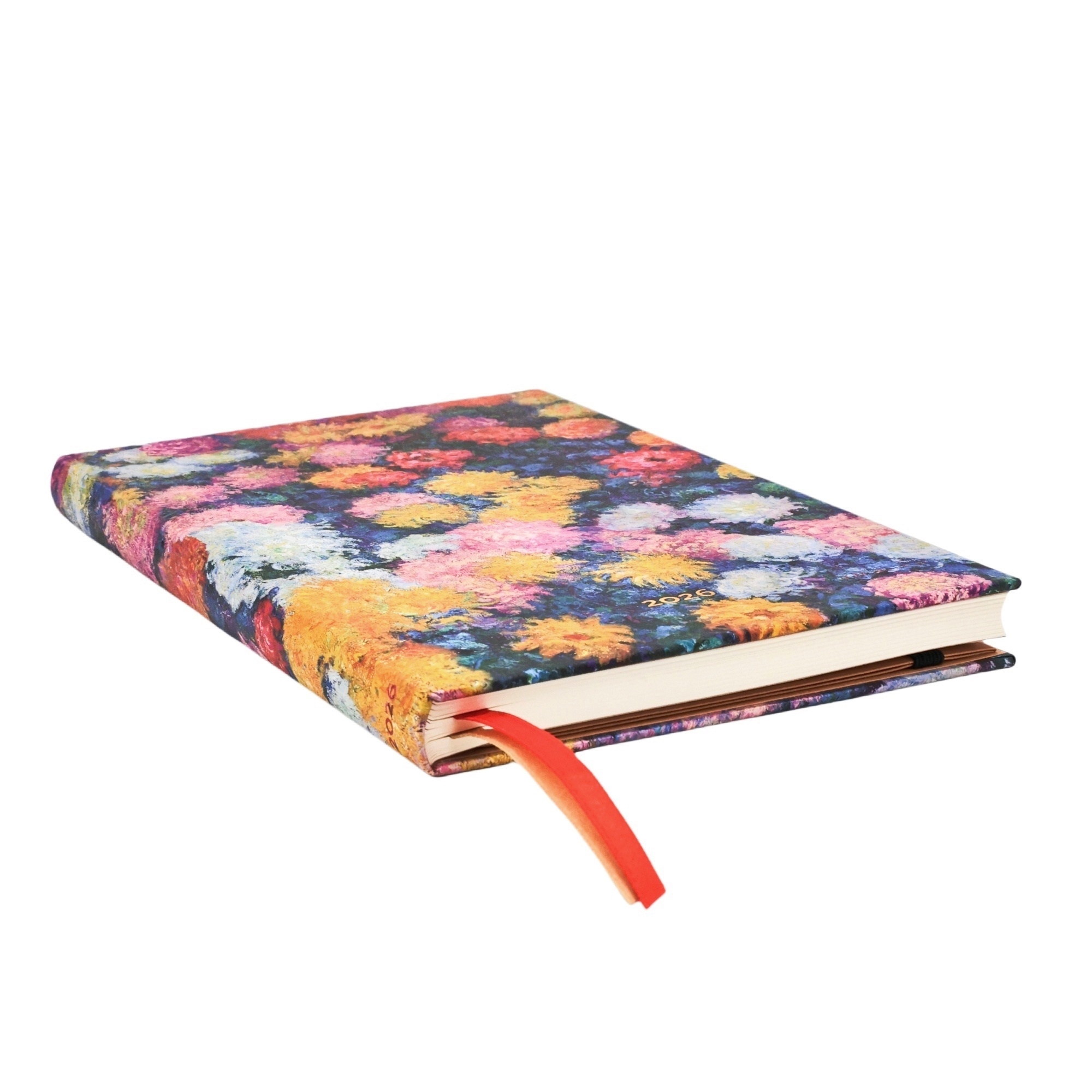 12 maands agenda Paperblanks 2026 Monet's Chrysanthemums Maxi Horizontal