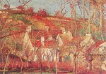 De rode daken, Camille Pissarro
