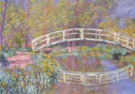 Brug in tuin van Monet, Claude Monet